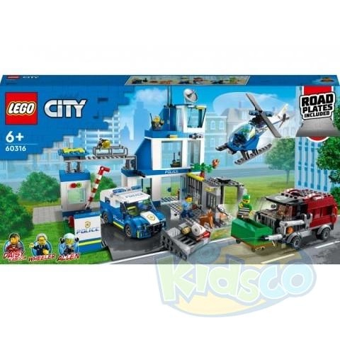 Lego City 60316 Statia De Politie
