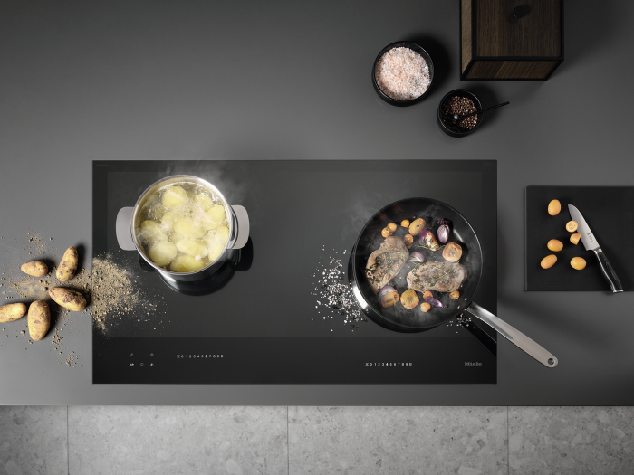 Plita incorporabila inductie Miele KM7897 FL Black photo 3