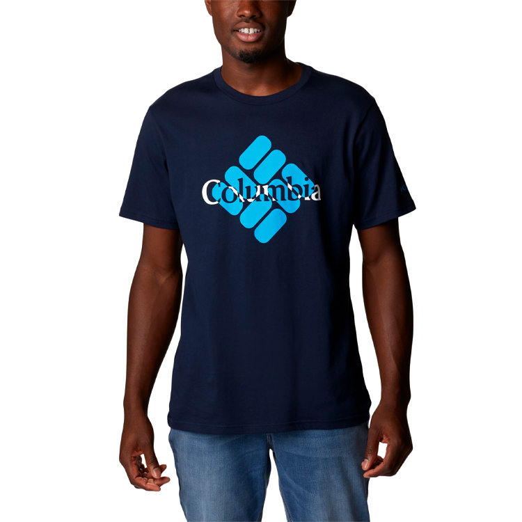 Tricou bărbătesc Columbia Csc Seasonal Logo Tee S Albastru photo 2