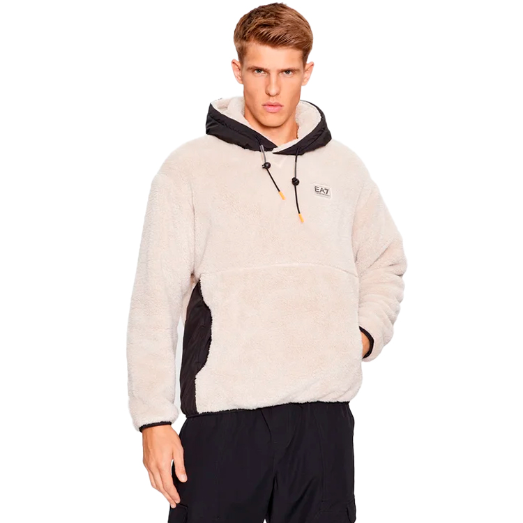 Hanorac pt bărbați EA7 EMPORIO ARMANI SWEATSHIRT XL Bej photo 3