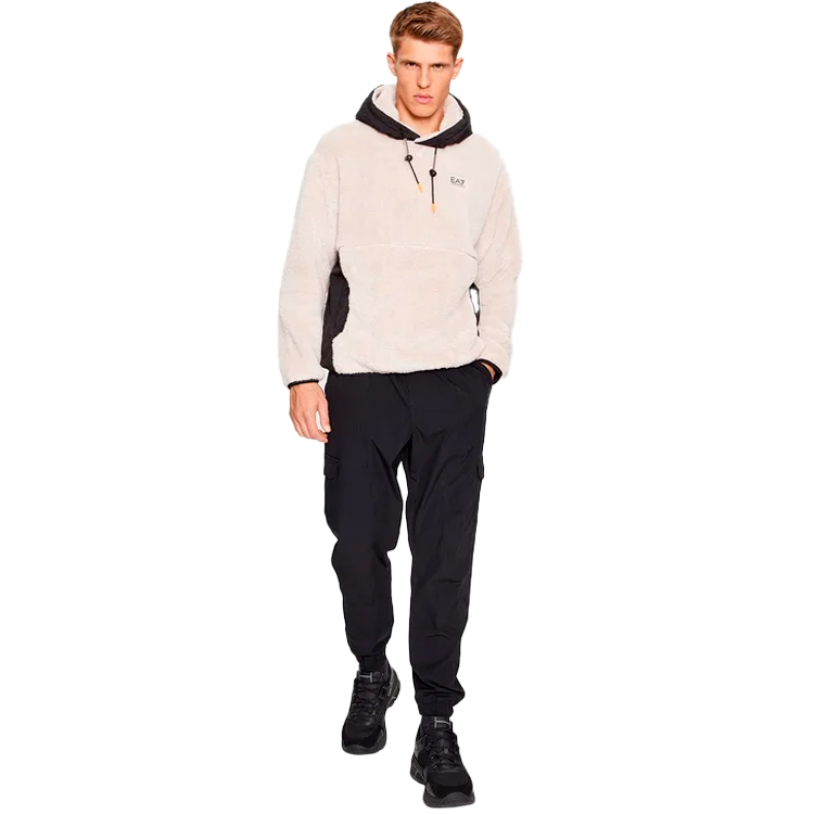 Hanorac pt bărbați EA7 EMPORIO ARMANI SWEATSHIRT XL Bej photo 4
