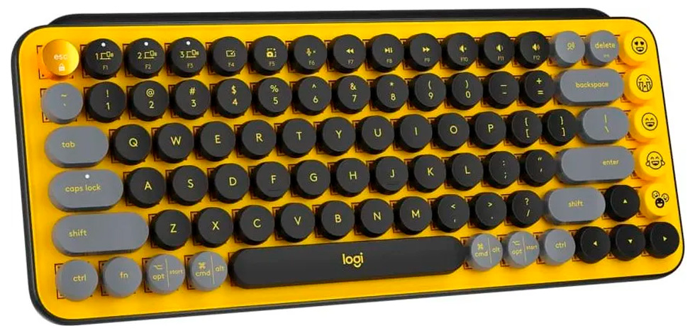Клавиатура беспроводная Logitech POP Keys Blast Yellow Rus / Механическая photo 2