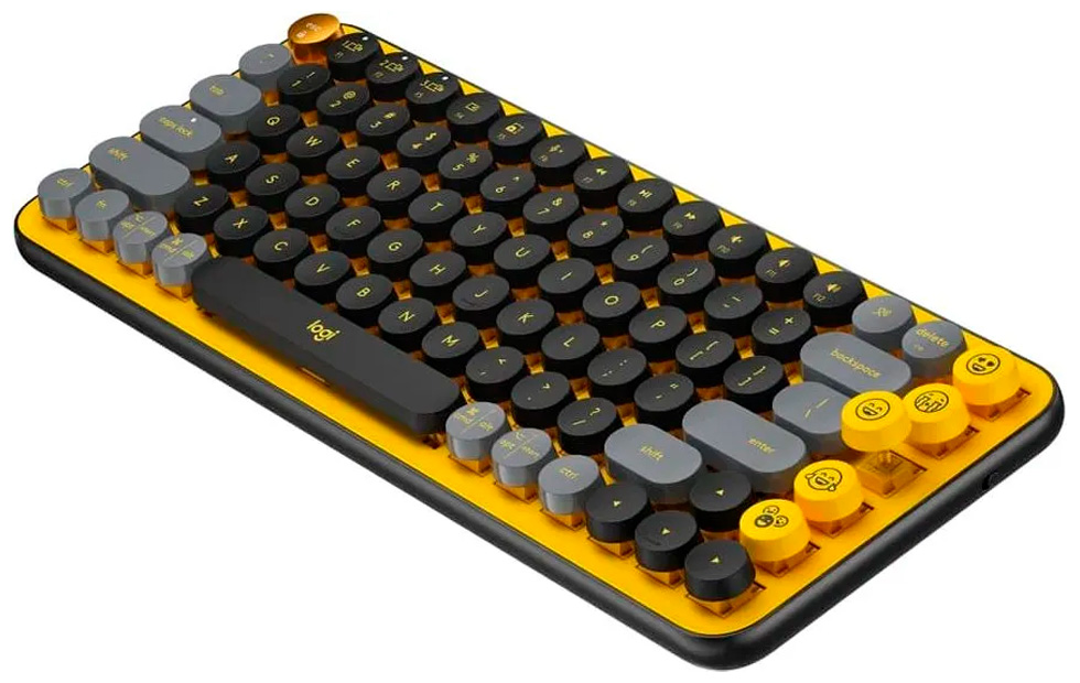 Клавиатура беспроводная Logitech POP Keys Blast Yellow Rus / Механическая photo 4