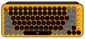 Tastatura fara fir Logitech POP Keys Blast Yellow Rus