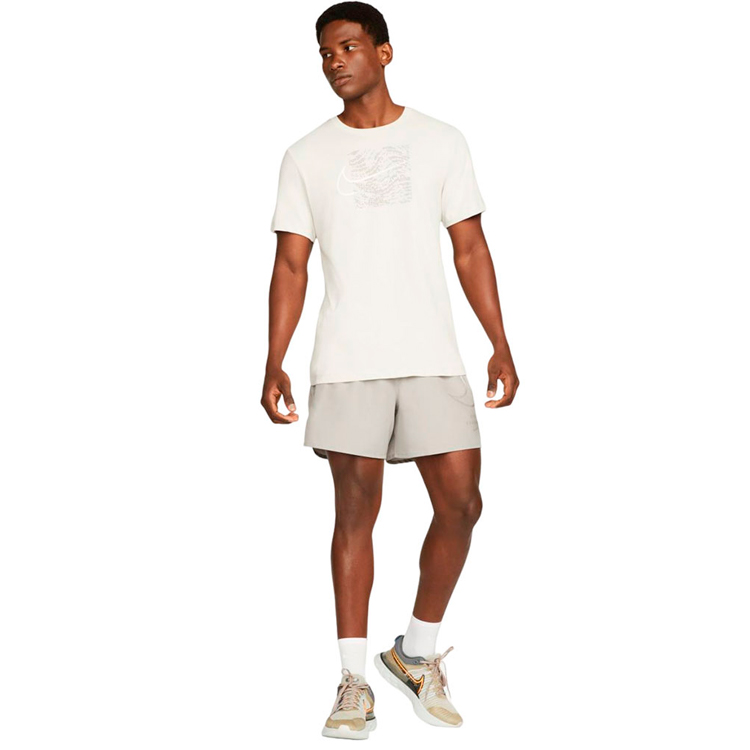 Шорты мужские Nike M NK DF RN DVN CHLNGR SHRT 5BF S Бежевый photo 3
