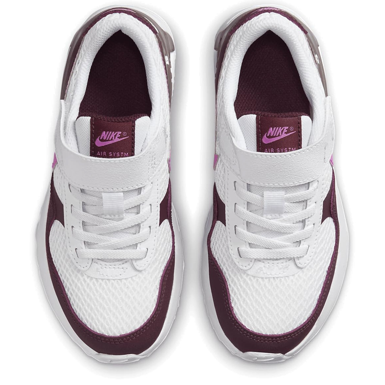 Кроссовки Nike AIR MAX SYSTM (PS) / Мужской / 32 / Белый/Бордовый photo 3