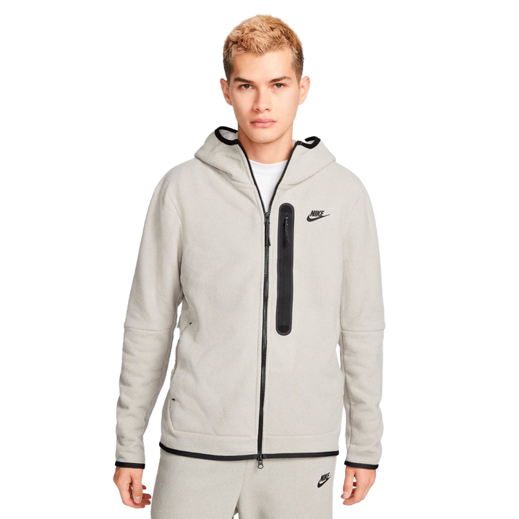 Hanorac pt bărbați Nike M NSW TCH FLC FZ WINTER HD XS Bej photo 2