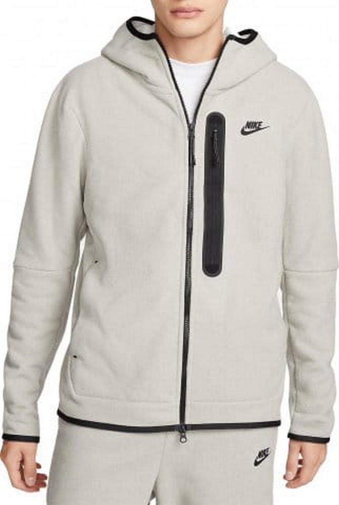 Hanorac pt bărbați Nike M NSW TCH FLC FZ WINTER HD XS Bej photo 4