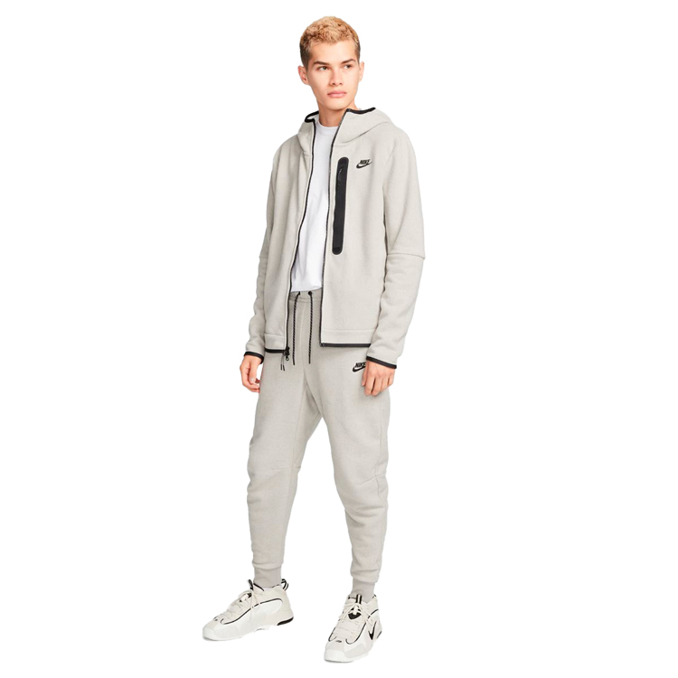 Hanorac pt bărbați Nike M NSW TCH FLC FZ WINTER HD XS Bej photo 6