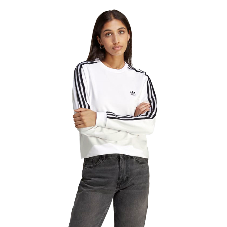 Толстовка Adidas 3STR LONGSLEEVE 2XS Белый Женский photo 2
