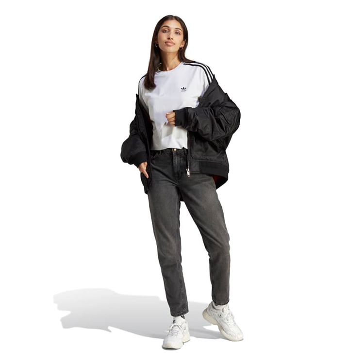 Толстовка Adidas 3STR LONGSLEEVE 2XS Белый Женский photo 4