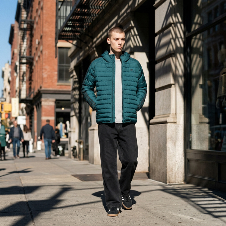 Geacă pt Barbati Adidas PAD HOODED JKT S Verde photo 3
