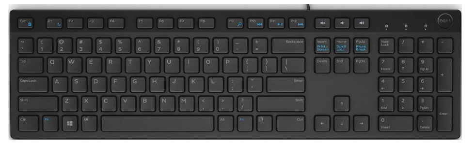 Клавиатура проводная Dell KB 216 / Мембранная photo 1 Клавиатура проводная Dell KB 216 / Мембранная photo 1