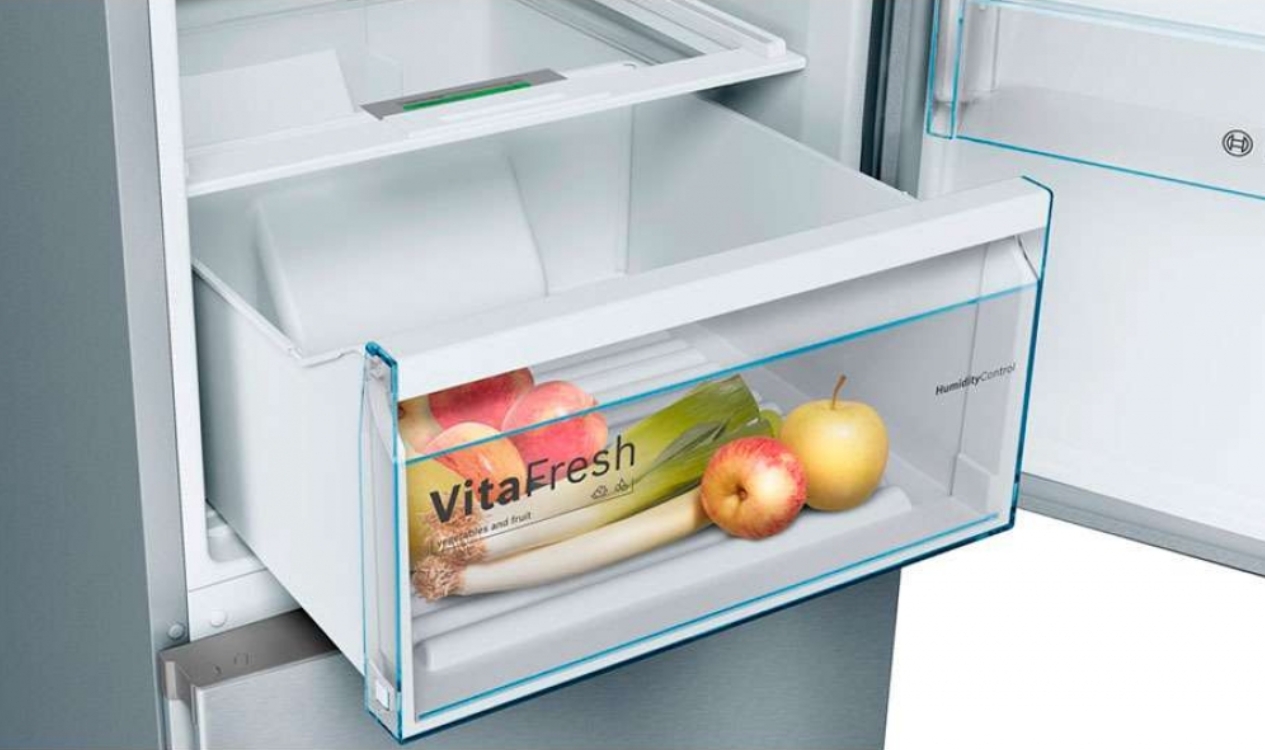 Frigider cu doua usi Bosch KGN39UL316 / 366 l / 200 cm / A++ / Gri photo 2