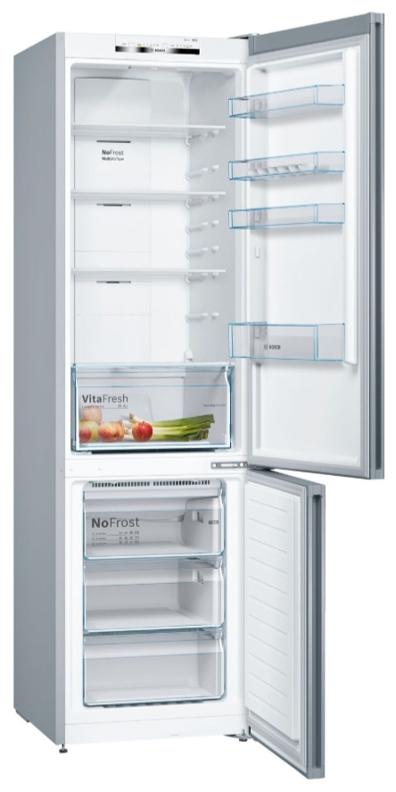 Frigider cu doua usi Bosch KGN39UL316 / 366 l / 200 cm / A++ / Gri photo 5