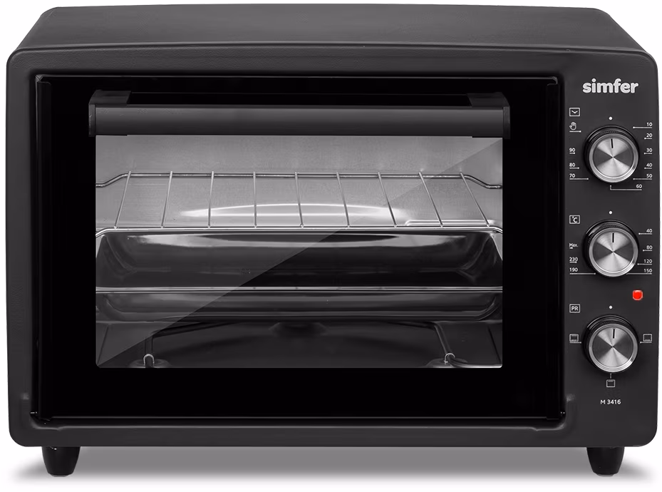Cuptor electric Simfer M3416, 34 l, 1300 W, Negru 