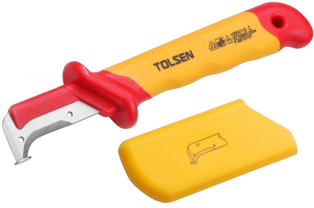 Cutit pentru electrician 50x185mm 1000V TOLSEN photo 1 Cutit pentru electrician 50x185mm 1000V TOLSEN photo 1
