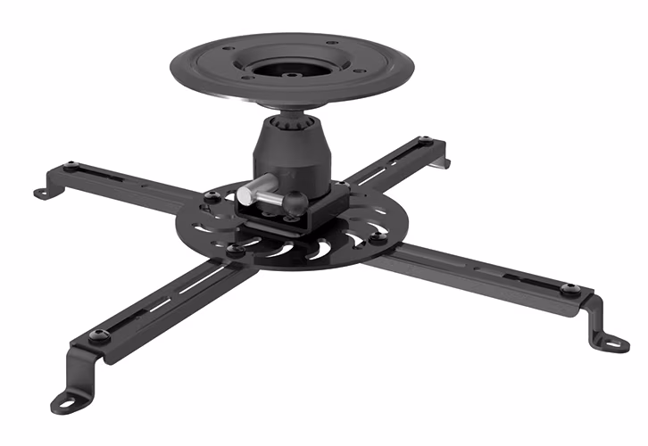 Sunne PRO300SB Ceiling/ Bevel Projector Bracket, Ceiling to Projector 135mm, Tilt/Swivel-20°~+20°,  360° rotate, Max 25kg, Universal mounting pattern up to 500mm width, Black 