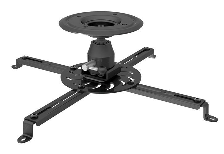 Sunne PRO300SB Ceiling/ Bevel Projector Bracket, Ceiling to Projector 135mm, Tilt/Swivel-20°~+20°,  360° rotate, Max 25kg, Universal mounting pattern up to 500mm width, Black photo 1