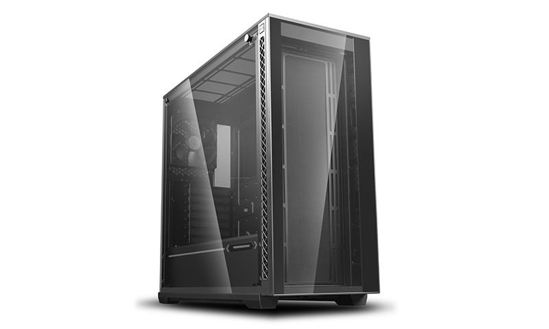 DEEPCOOL "MATREXX 70" ATX Case, with Side-Window, Tempered Glass Side & Front panel, without PSU, Tool-less, Pre-installed: 1x120mm fan, 3xDust Filters, Radiator holder, PSU Shroud w/ Tempered Glass, 4x 2.5"Bays / 2x 3.5" Bays, 2xUSB3.0, 1xUSB2.0, 1xAudio photo 1