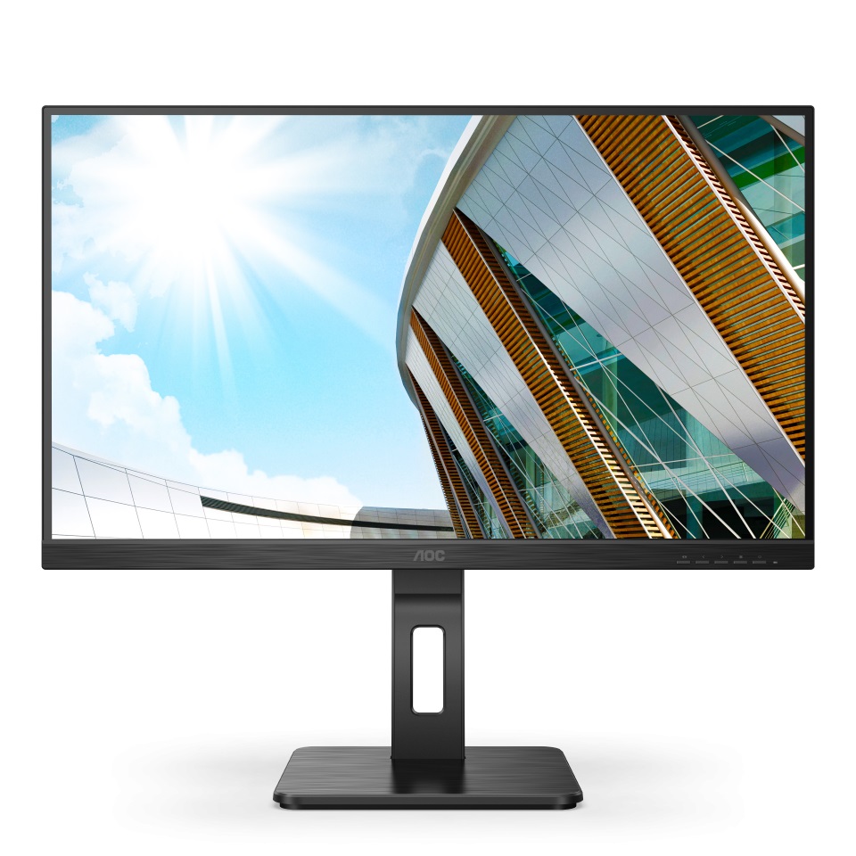 27.0" AOC IPS LED 27P2Q Black (4ms, 100M:1, 250cd, 1920x1080, 178°/178°, VGA, DVI, HDMI, DisplayPort, Speakers 2 x 2W, USB Hub: 4 x USB3.2, Audio Line-out, Height Adjustment, VESA) photo 1