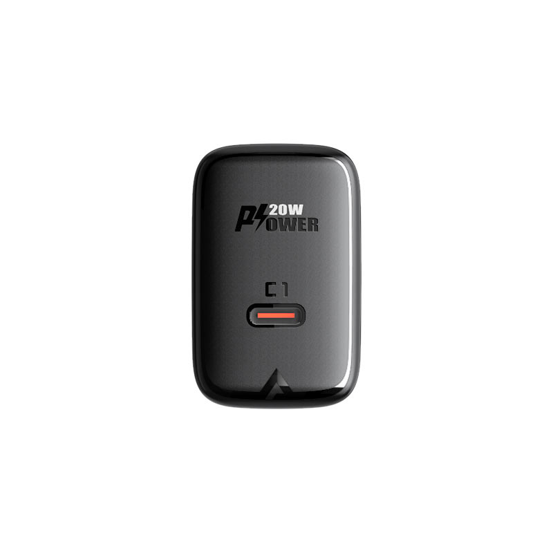 USB Charger  ACEFAST A1, Single port, USB-C, PD3.0 20W, Total output: 20W, QC3.0, Black photo 3