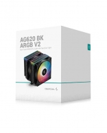 Кулер DEEPCOOL  AG620 BK ARGB V2 / Universal / 260W / 300~1850rpm, <29.4dBA / 67.88CFM / Black thumbnav 6