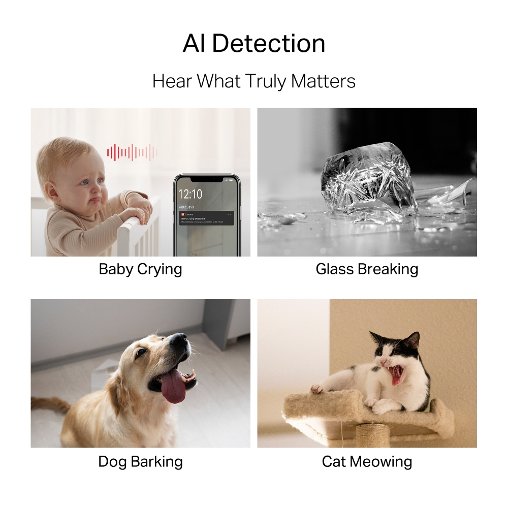 Camera de securitate IP de interior Mercusys MC230, White photo 6