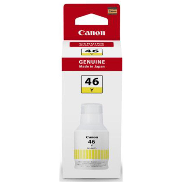 Ink Bottle Canon GI-46 Y, Yellow (4429C001), 135ml, 14000 p. (Eco 21000 p.) for MAXIFY GX3040 MAXIFY GX4040 MAXIFY GX5040 MAXIFY GX5140 MAXIFY GX5540 MAXIFY GX6040 MAXIFY GX6140 MAXIFY GX6540 MAXIFY GX7040 MAXIFY GX7140 photo 2