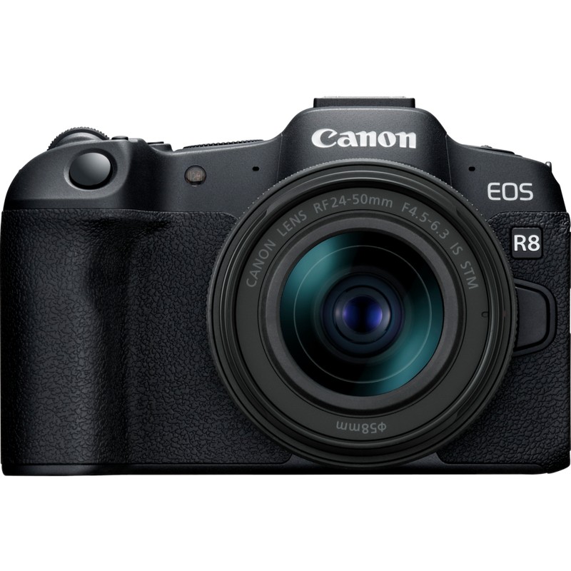 Aparat foto mirrorless CANON EOS R8 + RF 24-50 f/4.5-6.3 IS STM  (5803C016) Black photo 1