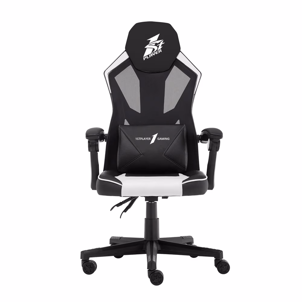 Fotoliu Gaming 1STPLAYER P01/ 120kg/  Moving armrest/ Black/White