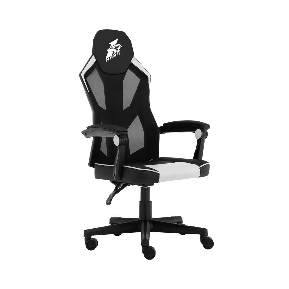 Fotoliu Gaming 1STPLAYER P01/ 120kg/  Moving armrest/ Black/White photo 2