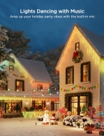 Уличная гирлянда в виде сосулек GOVEE RGBIC Icicle Ligths 10M thumbnav 3