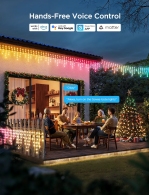 Уличная гирлянда в виде сосулек GOVEE RGBIC Icicle Ligths 10M thumbnav 4