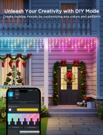 Уличная гирлянда в виде сосулек GOVEE RGBIC Icicle Ligths 10M thumbnav 5