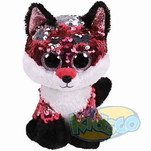 TY TY36270 Bb Flippables Jewel - Sequin Fox 15cm