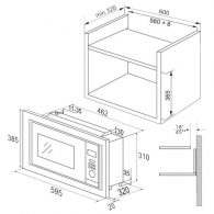 Cuptor cu microunde Hansa AMM20BEWH thumbnav 6