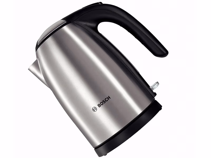 Fierbator de apa electric Bosch TWK7801, 1.7 l, 2400 W, Argintiu 