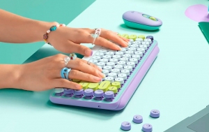 Tastatura fara fir Logitech POP Keys Daydream Mint Rus thumbnav 8