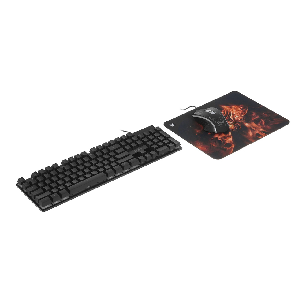 Tastatura + mouse cu fir Defender Challenge Aura MKP117 52117 / Membrana photo 9