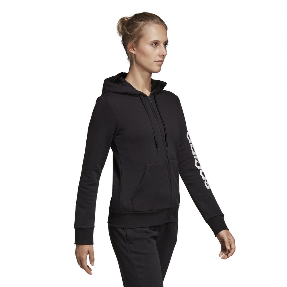 Hanorac Adidas W E LIN PANT FL XS Negru Femei photo 2
