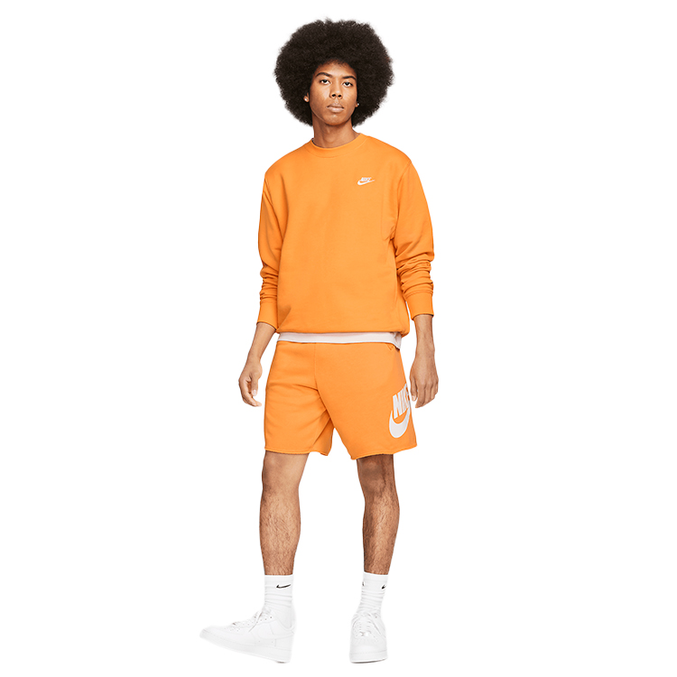Sorti de bărbați Nike M NK CLUB ALUMNI HBR FT SHORT L Oranj photo 5
