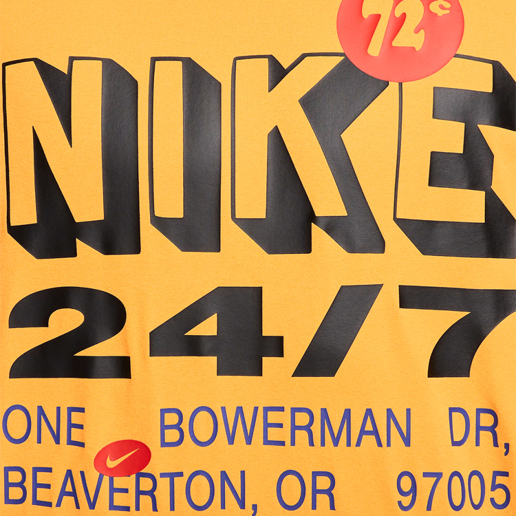 Tricou Nike M NK DF UV HYVERSE SS GFX/Portocaliu photo 2