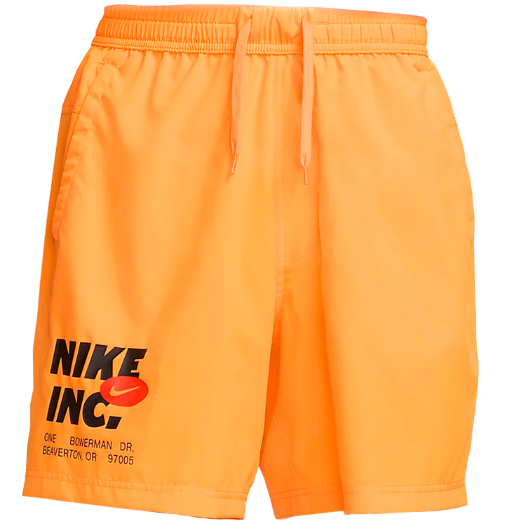 Sorti de bărbați Nike M DF FORM SHORT 7UL GX S Portocaliu photo 2