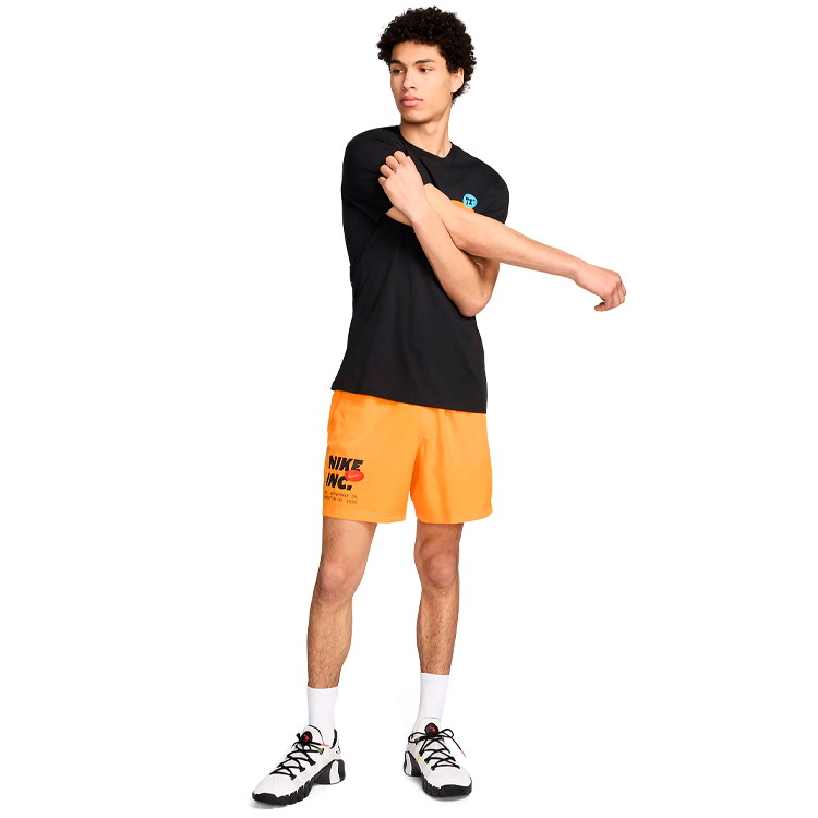 Sorti de bărbați Nike M DF FORM SHORT 7UL GX S Portocaliu photo 3