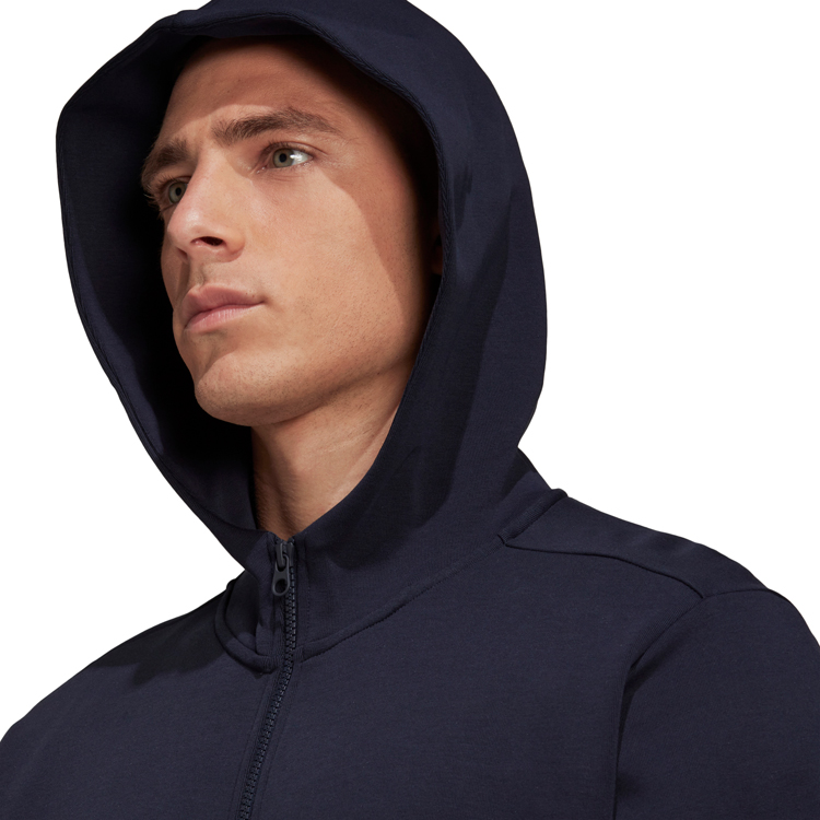 Hanorac pt bărbați Adidas M FI DBLKNT FZ  S Albastru photo 4