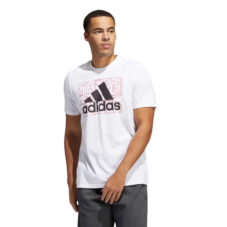 Tricou bărbătesc Adidas M EGAME BOS G T S alb photo 2