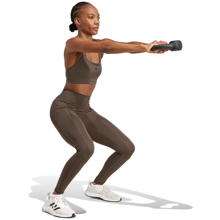 Спортивное бра Adidas PWIM MS BRA / Женский / XS / Зеленый photo 2
