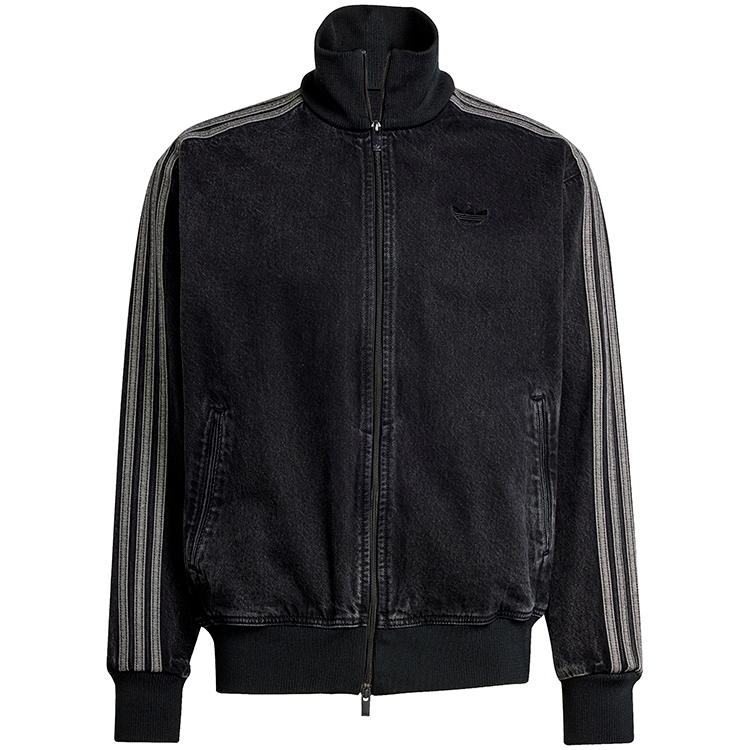 Hanorac pt bărbați Adidas DENIM FB TT XS Negru photo 4