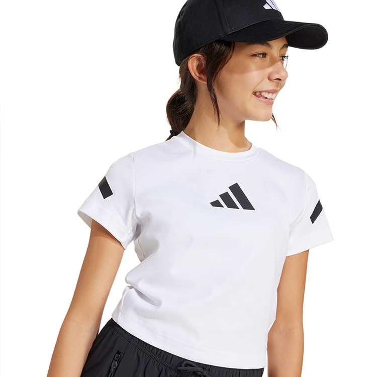 Tricou Adidas JG Z.N.E BABY T 170 Alb Femei photo 2
